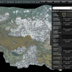 Skyrim Interactive World  on Skyrim S New Interactive World Map Is Ridiculously Massive   Zergnet