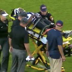 Immobilized UCF Player Carted Off Field In Season's First Play Immobilized UCF Player Carted Off Field In Season's First Play
