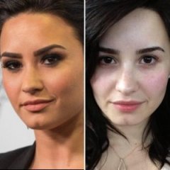What These Celebrities Look Like With and Without Makeup What These Celebrities Look Like With and Without Makeup