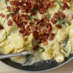 Try This Creamy Chicken and Spinach Potato Skillet