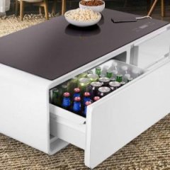 Check Out This 'Smart' Coffee Table With A Built-In Fridge Check Out This 'Smart' Coffee Table With A Built-In Fridge