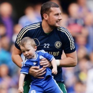 Goalkeeper's Son Steals the Show